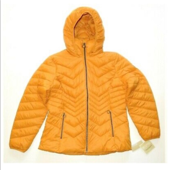 Michael Kors Packable Quilted Hooded 